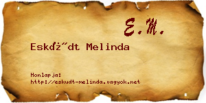 Esküdt Melinda névjegykártya